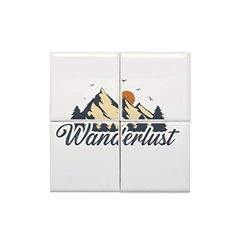 Carreaux céramique montagne pour décorer une crédence de cuisine
