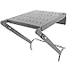 Ladder Platform Accessory - Work Tray for Tools, 400 lbs Capacity, Heavy Duty Ladder Accessory Universal Fit for Most Ladders (Silver)