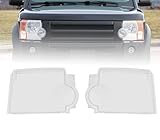 WOHAIPA Headlights Lens Cover For 2005-2009 Land Rover Discovery 3 LR3 Front Headlamp Cover Replacement Driver&Passenger Left&Right Side 1Pairs