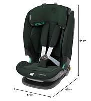 Maxi-Cosi Titan Pro² i-Size Kindersitz, 76-150 cm, 15 Monate-12 Jahre, G-CELL-Seitenaufprallschutz, ClimaFlow, 4 Liegepositionen, Authentic Green – Ansicht 7