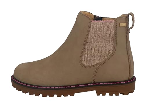Bottine Lurchi Fille 84l9003003 en cuir noir pour l'hiver et l'école