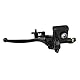 TKSE Kupplung Bremshebel Hauptbremszylinder, 7/8 Zoll (22 Mm) Universal Motorradlenker Vordere Linke Bremskupplungs Hauptbremszylinder Hebelpumpe Für 50 Cc 110 Cc 150 Cc Quad Bike Quad ATV