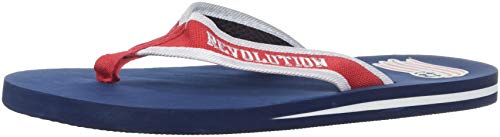 FOCO New England Revolution 2013 Mens Team Color Contour Flip Flop Large