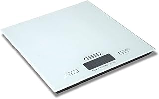 Farberware Professional Glass Top Digital Kitchen Scale, White