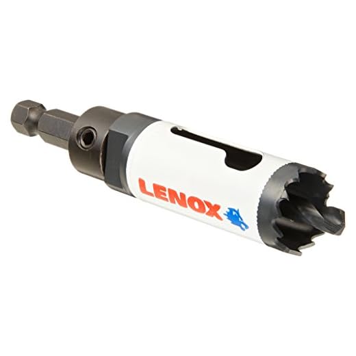 LENOX Tools Hole Saw, Bi-Metal, Speed Slot, Arbored, 7/8-Inch (1772429)