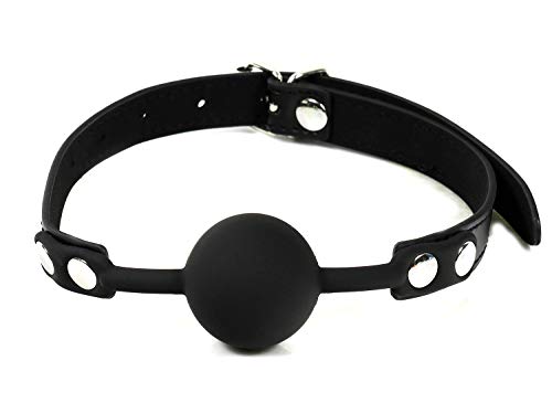 Black Open Breathable Mouth Ball Costume Accessory