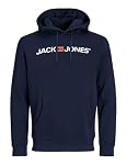 JACK & JONES – JACK & JONES Herren Jjecorp Logo Sweat Hood Noos Kapuzenpull