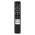 RC813 Replaced Voice Remote Commander Applicable for TCL Google TV QM8 Q7 Q6 S4 S3 Series S Class 4K UHD HDR LED Smart TVs 50S450G 65Q750G 55Q650G 75Q750G 65Q650G 75S450G 85S470G 75S470G 85S450G