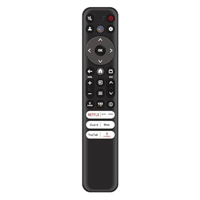 RC813 Replaced Voice Remote Commander Applicable for TCL Google TV QM8 Q7 Q6 S4 S3 Series S Class 4K UHD HDR LED Smart TVs 50S450G 65Q750G 55Q650G 75Q750G 65Q650G 75S450G 85S470G 75S470G 85S450G