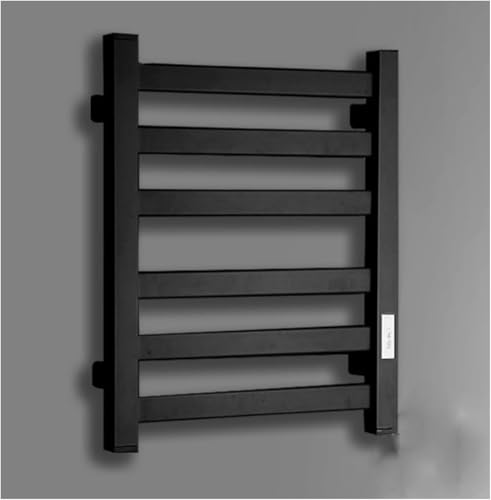 LGYGMD - Toallero calefactor de pared de aluminio, soporte de secado eléctrico para toallas, albornoces mantas