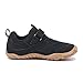 KUBUA Kids Barefoot Shoes Boys Girls Minimalist Zero Drop Sneakers for Tennis Hiking Sports Running Walking Athletic Black Brown 7 Big Kid