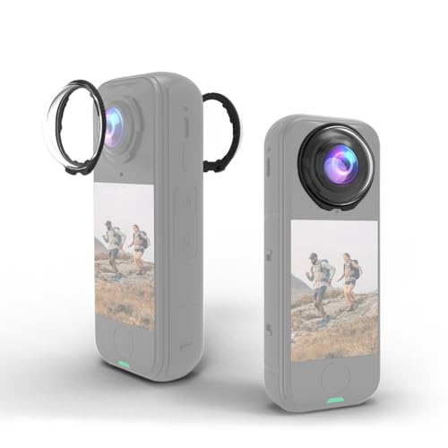 PULUZ Insta360 X4 Air�p�����Y�K�[�h ���w�K���X�� Insta360 X4 Air�p�����Y�ی�J�o�[ 9H�d�x/�L�Y�h�~/98%���ߗ� ���E���h ��]���ݒu Insta360 X4 Air�p�����Y�L���b�v �h�H�A�h���A�h�o�A�Փ˖h�~ �C