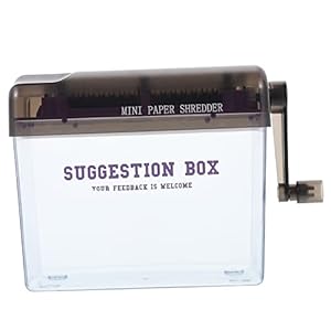 STOBOK Bestandsvernietiger Papiervernietiger Voor Thuis Draagbare Papiervernietiger Handgereedschap Handrolvernietiger Huishoudelijke Handmatige Papiervernietiger Handmatige