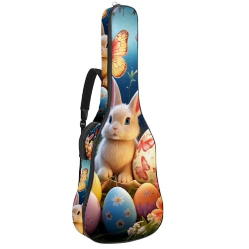 Étui universel pour guitare de 101,6 cm multicolore avec plusieurs poches de rangement