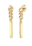 Moderni orecchini in Argento Sterling 925 luccicanti – Lunghezza: 2,8cm