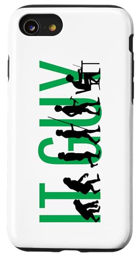 Evoluzione del supporto tecnico informatico del ragazzo IT Custodia per iPhone SE (2020) / 7/8