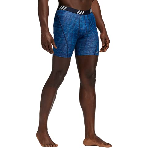 Adidas Men's Sport Performance Mesh Boxer Brief Underwear (3-Pack), Illum Team Royal Blue/Team Royal Blue/Grey, Medium #TOP3