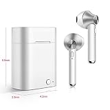Alician D012 TWS - Auriculares estéreo inalámbricos con Bluetooth y micrófono para iPhone, Xiaomi y Huawei