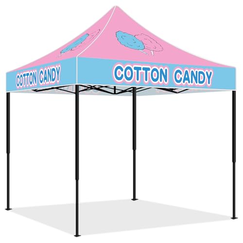 Oudain 10x10 Cotton Candy Pop-up Canopy Tent