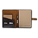 PavinCrafter Genuine Leather Padfolio, Business Portfolio Folder for Men & Women, A4 Letter Resume Organizer with Card Slots, Pen Loop, Document Sleeve & Notepad Holder, Handmade Office Meeting Folder