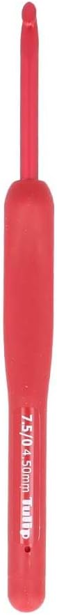 Tulip Etimo Red 4.5 mm Crochet Hook with Soft-Grip Handle, 1 piece
