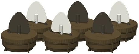 MOJO Outdoors Flock A Flicker Motion Spinning Wing Duck Decoys (6 Pack)