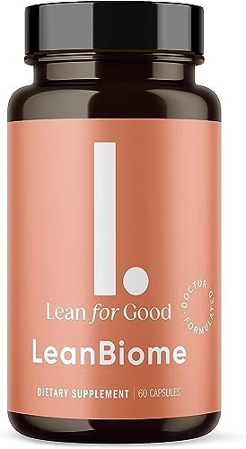 LeanBiome, 9-Strain Probiotic Formula, Supports a Balanced Gut Microbiome, Powerful Gut Probiotics - Daily Supplement - 60 Capsules
