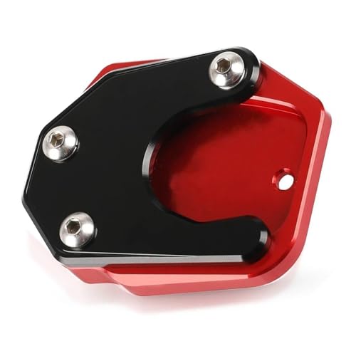 Rehausse de béquille NC700X et NC700S LIANGYIMEI rouge en aluminium CNC