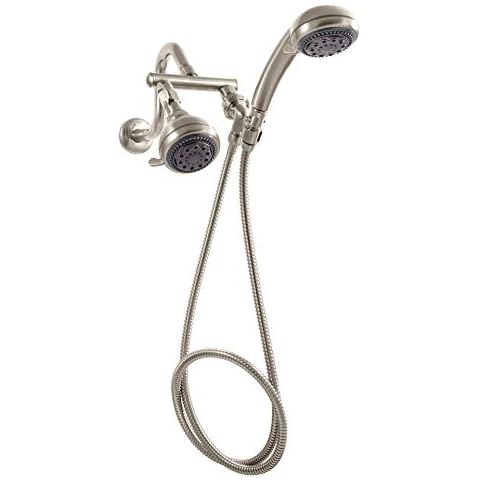 Mermaid Combination Shower Head, Brushed Nickel Cover