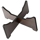 SAFIGLE Soporte De Batería Vacío De Madera Soporte Para Tambor De Lengüeta De Acero Para Exhibir Instrumentos De Percusión Sala De Música o Estudio