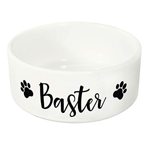 USA Custom Gifts Ceramic Pet Bowl with Customizable Design