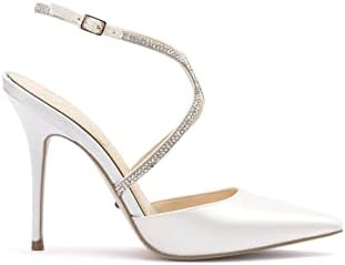 Jessica Simpson Women's Weyemia Pointed Toe Pump, White, 10 | Image 5