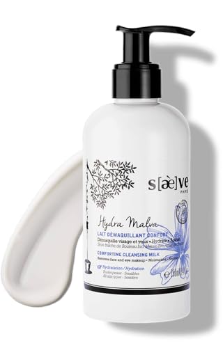 Lait Démaquillant SAEVE Hydra Malva qui hydrate et apaise la peau