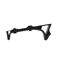 Arresto A Mano Curvo Universale In Alluminio Per Rotaia KeyMod, CNC 6061, Leggero Per Accessori Tactical - 6