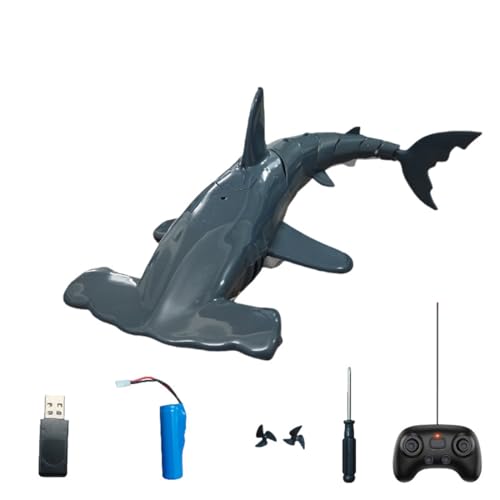 Requin marteau RC 2.4GHz modèle aquatique télécommandé gris étanche