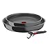 Produktbild Tefal Ingenio Renew Pfannen-Set, 3-teilig, 24/28 cm, abnehmbarer Griff, Induktion, Keramikbeschichtung, Thermo-Signalfunktion, recycelt, L2619102