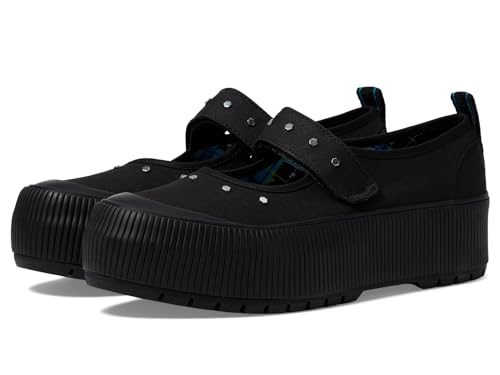Keds Women's X Monster High Mary Jane Flat, Black, 7