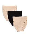 Wacoal Women's B-Smooth 3 Pre-Pack Hi-Cut Brief Pant