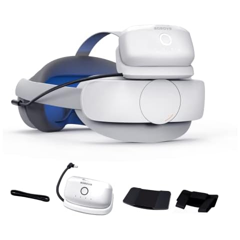 BOBOVR B2 Dock Battery Pack - Compatible with Quest 2/Pico 4,Hot-swap Magnetic Connection Replaced,5200mah,Compatible Elite Strap Cover