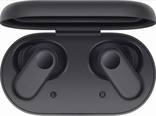 Image of One Plus 2R Wireless Earbuds for Men & Women | ABS Plastic Bluetooth Earbuds with Touch Controls Deep Bass Stable Connection and Charging Case | Compact Audio Earphones (1, Black)