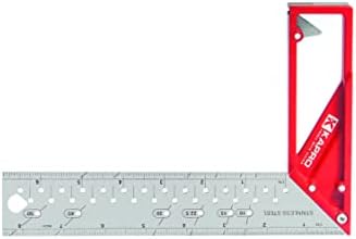 Kapro - 353 Professional Ledge-It Try & Mitre Square - For Leveling and Measuring - Features Stainless Steel Blade, Retractable Ledge, and Etched Ruler Markings - 8 Inch