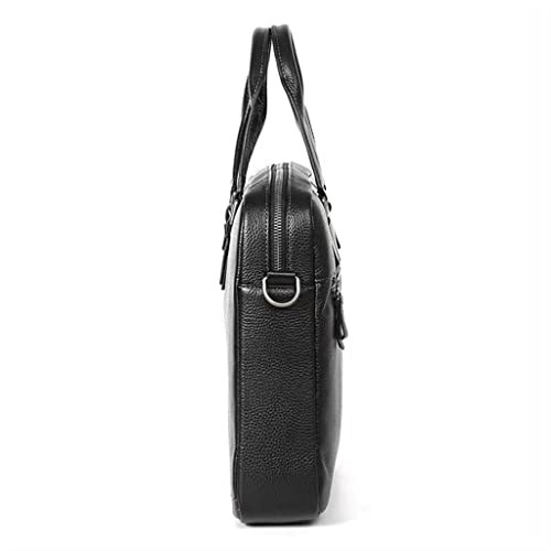 Cow Leather Handbag On The Top Men's Leather Briefcase Business Computer Bag Messenger Bag4