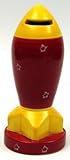 International Wholesale Gifts 049-11635 Ceramic Rocket Bank