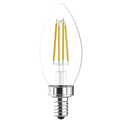 GE Refresh LED Light Bulbs, 60W, Daylight HD Candle Lights, Decorative Light Bulbs, Small Base (8 Pack) - image 6