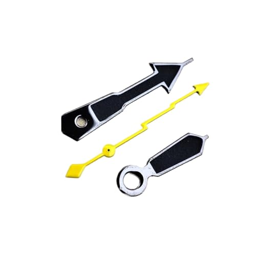 Aiguilles de montre nh35 nh36 8215 acier inoxydable aiguille verte