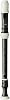 Aulos 503B Symphony Series Soprano/Descant Recorder - An Ideal Upgrade for Advancing Beginners - Classic Brown/Ivory ABS Construction