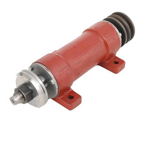 Unpowered Woodworking Saw Machine Shaft ECUTEE 206 Woodworking Saw Bearing Seat Assembly Spindle Wood Machinery Fittings for Table Saw Bench Drill Bench Mills DIY,6000rpm,Positive/Red