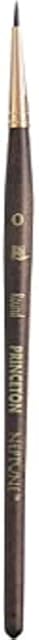 Princeton Artist Brush Neptune, Brushes for Watercolor Series 4750, Round Synthetic Squirrel, Size 0