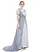 NSPSTT Regency Dresses for Women Floor-Length Regency Empire Waist Costume Tea Party Dress Victorian Ball Gown 3 Piece Set,XL