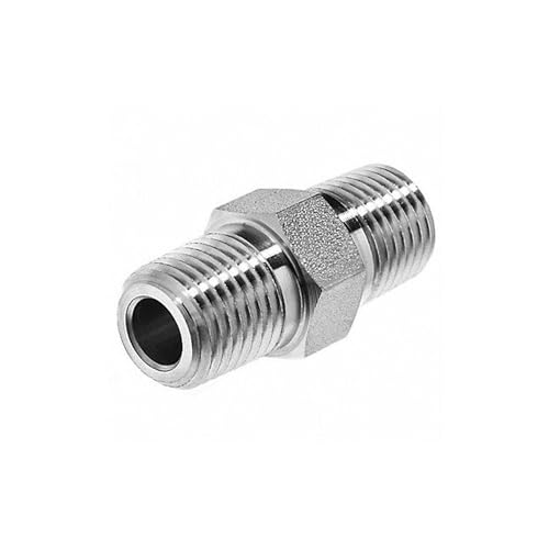 USA SEALING ZUSA-PF-8772 Stainless Steel Instrumentation Pipe Fittings, Adapter Straight with 0, 3/8